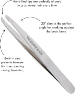 Tweezerman Slant Tweezer RVS Pincet - 1 St 15 Tweezerman Slant Tweezer RVS Pincet - 1 St -Verzorgingsproducten 967x1200 2