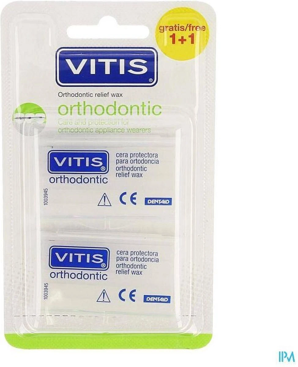 Vitis Orthodontic Wax 2 Stuks 4 Vitis Orthodontic Wax 2 Stuks - Afbeelding 2
