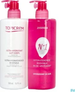 Topicrem Ultra-Moisturizing Body Milk 2x500ml -Verzorgingsproducten 981x1200 2