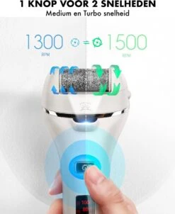 DynaBright Elektrische Eelt Verwijderaar - LED Verlichting - Voetvijl - Inclusief 3 Rollers - Oplaadbaar -Verzorgingsproducten 983x1200 1