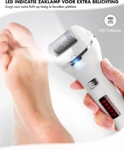 DynaBright Elektrische Eelt Verwijderaar - LED Verlichting - Voetvijl - Inclusief 3 Rollers - Oplaadbaar -Verzorgingsproducten 988x1200