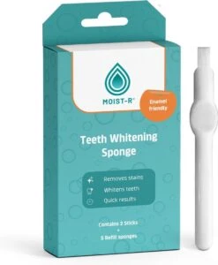 Moist-R Teeth Whitening Stick (2X) En 5 Refills - Thuis Tanden Bleken - Witte Tanden