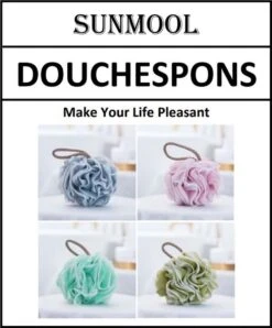 Douche Spons - Bad Spons - Massage Spons - Scrubbing Spons - Douchespons - Set Van 4 Stuks -Verzorgingsproducten 993x1200