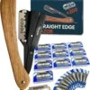Mousche Barbiersmes Met 200 Scheermesjes - Klassiek Open Scheermes - Barber Mes - Shavette - Straight Razor - Klapmes - Nekmes - Kappersmes 1 Mousche Barbiersmes Met 200 Scheermesjes - Klassiek Open Scheermes - Barber Mes - Shavette - Straight Razor - Klapmes - Nekmes - Kappersmes -Verzorgingsproducten 997x1200 3